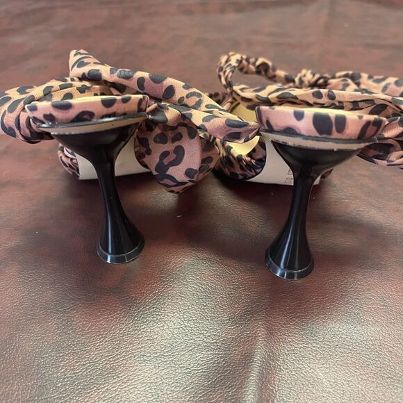 Gianni Bini Henzlee leopard lace up heels, size 6‎ new without tags - Picture 7 of 13